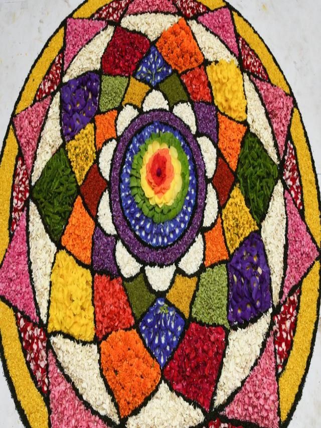 Most Beautiful Onam Pookalam Design Ideas