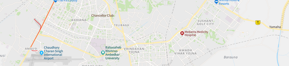 Sector 6 A Vrindavan Colony Lucknow Map Property Rates Projects