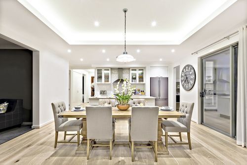 15 Dining Area Ceiling Design Options, Dining Room Overhead Lights Design