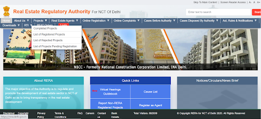 RERA Delhi - Online Property Registration and Complaints Filing @rera ...