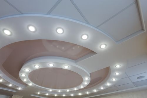 Triple-Layered Ceiling for Your Large Hall