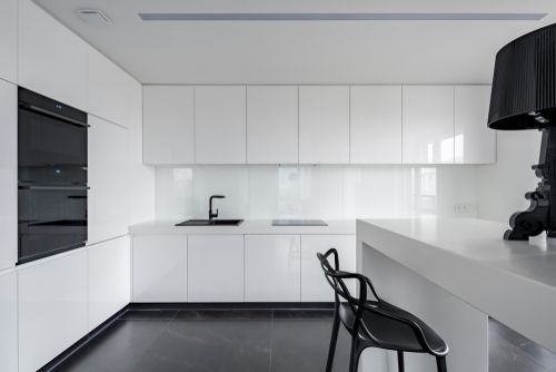 15 Black and White Kitchen Cabinets- Photos & Inspiration