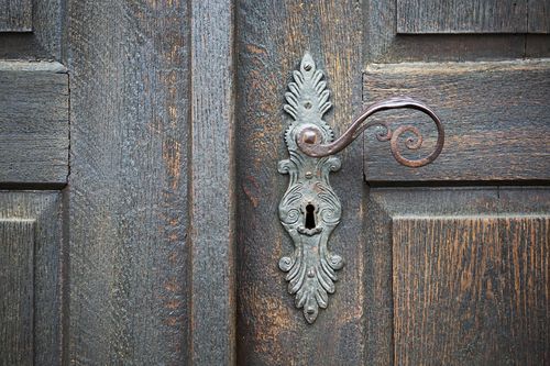 Antique door shop knobs