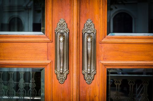 Wooden Door Handle  Door handle design, Door handles, Wood door handle