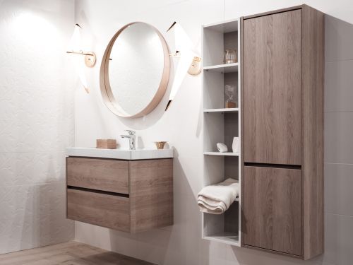 16 Bathroom Cupboard Designs For More Storage at Home