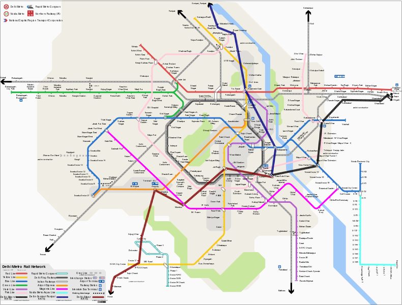 Kalindi Kunj Metro Depot - Route, Location & Nearby Places