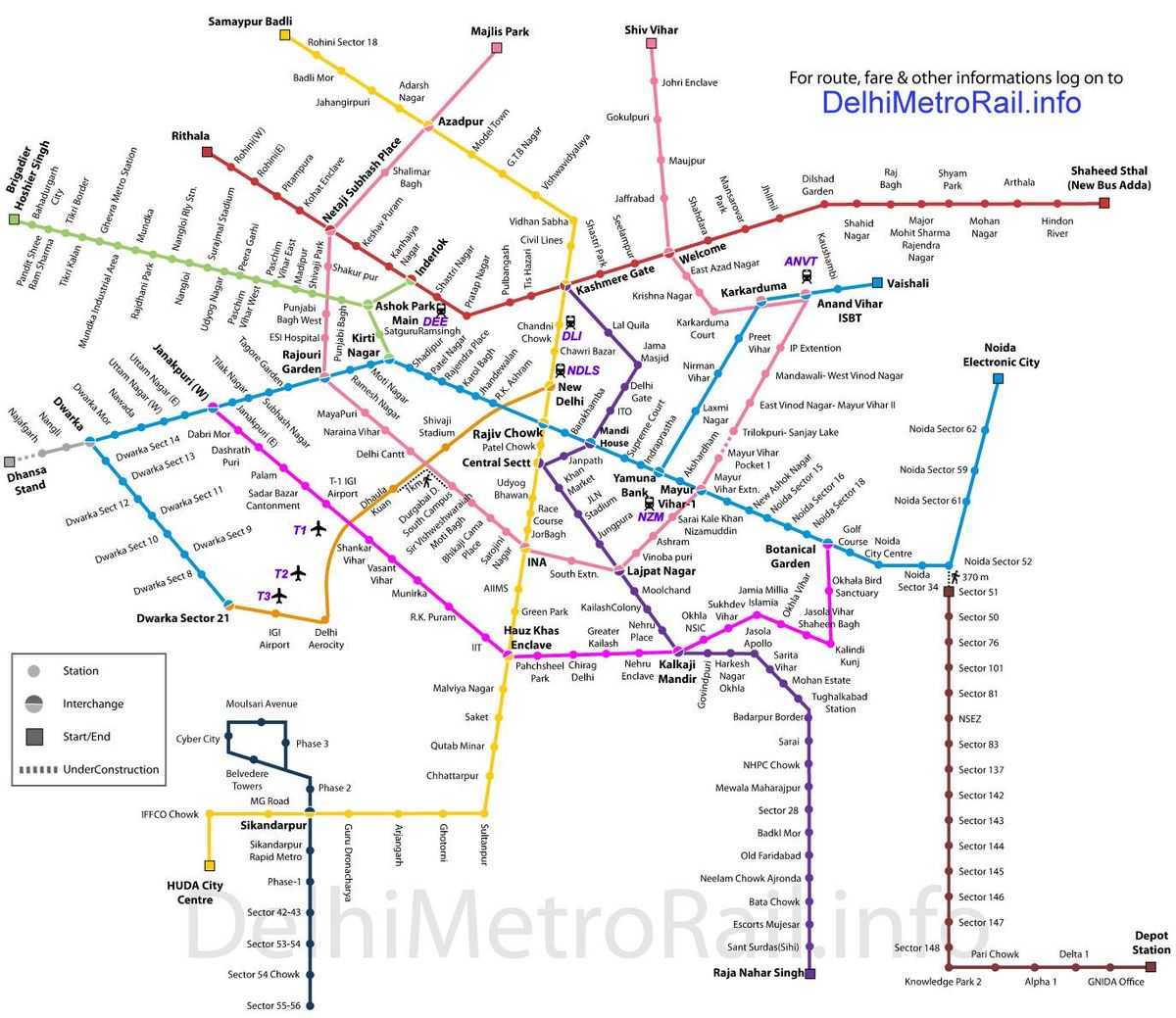 Nehru Place Metro Station Delhi Route Map, Food Mall, And Nearby