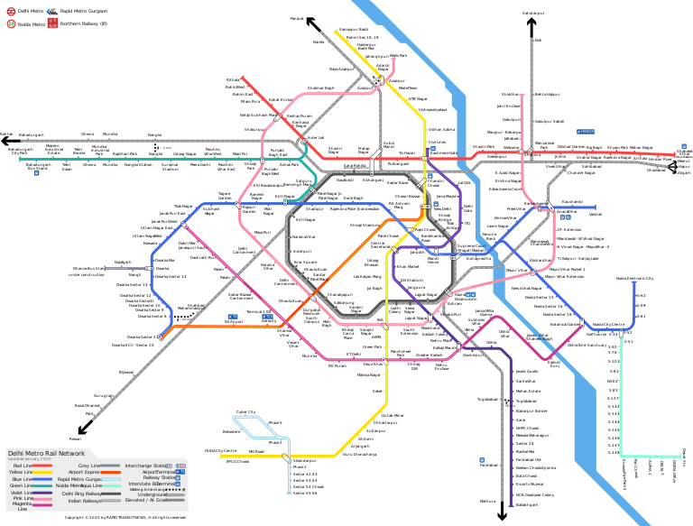 Janakpuri West Metro Station - Route, Map and Nearby Places