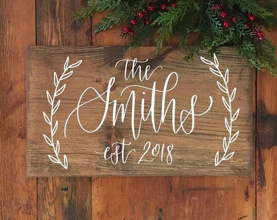 22+ Personalized Wooden Name Signs