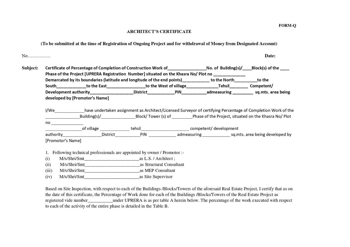 RERA Certificate Download Get RERA Registration Certificate Online