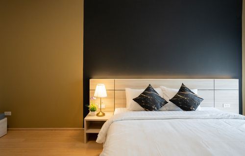 black and brown bedroom colour combination