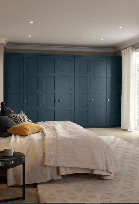 Wardrobe Design With Panelling Details On The Doors 0 1200 