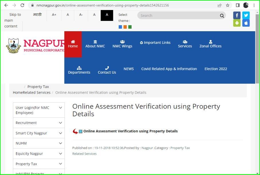 NMC Property Tax 2024 Paying NMC Nagpur Property Tax Online