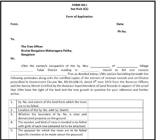 Tree Cutting in Bangalore is Illegal - without BBMP Permission