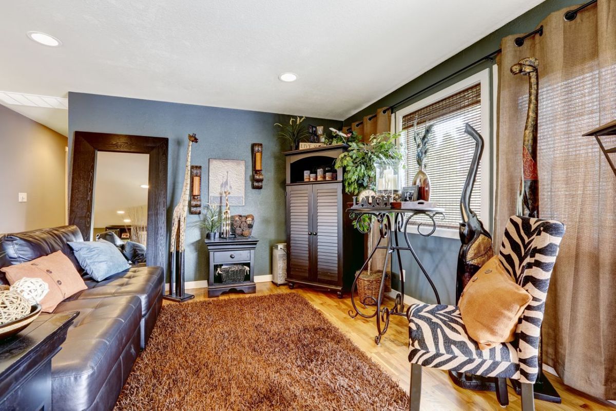 Animal Print Living Room Decorating Ideas | Baci Living Room