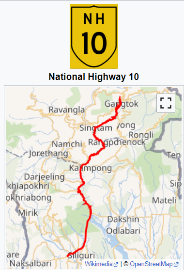 National Highway 10 (Earlier NH 31A): Key Facts, Route, Junctions ...