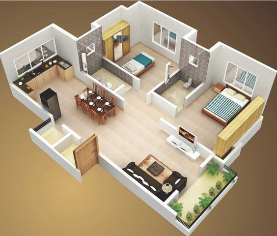Two BHK House Plan With Images Factors For Selection And Benefits