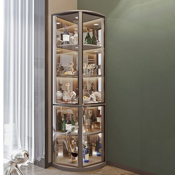 15 Living Room Cabinet Designs With