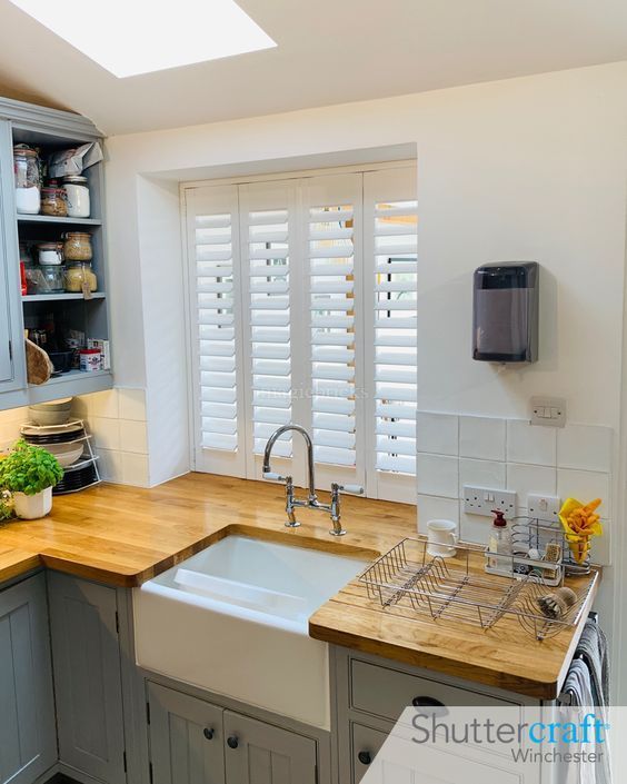 10 Types of Kitchen Window Shutters and Curtains with Images for