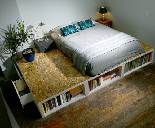 Modern Platform bedroom double bed design