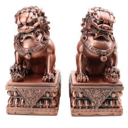  Lizipai Feng Shui Fortune Brass W Street Bull Statue, Sculpture  Home Decoration Golden Copper Bull Represents Good Luck of Career and  Wealth : Everything Else