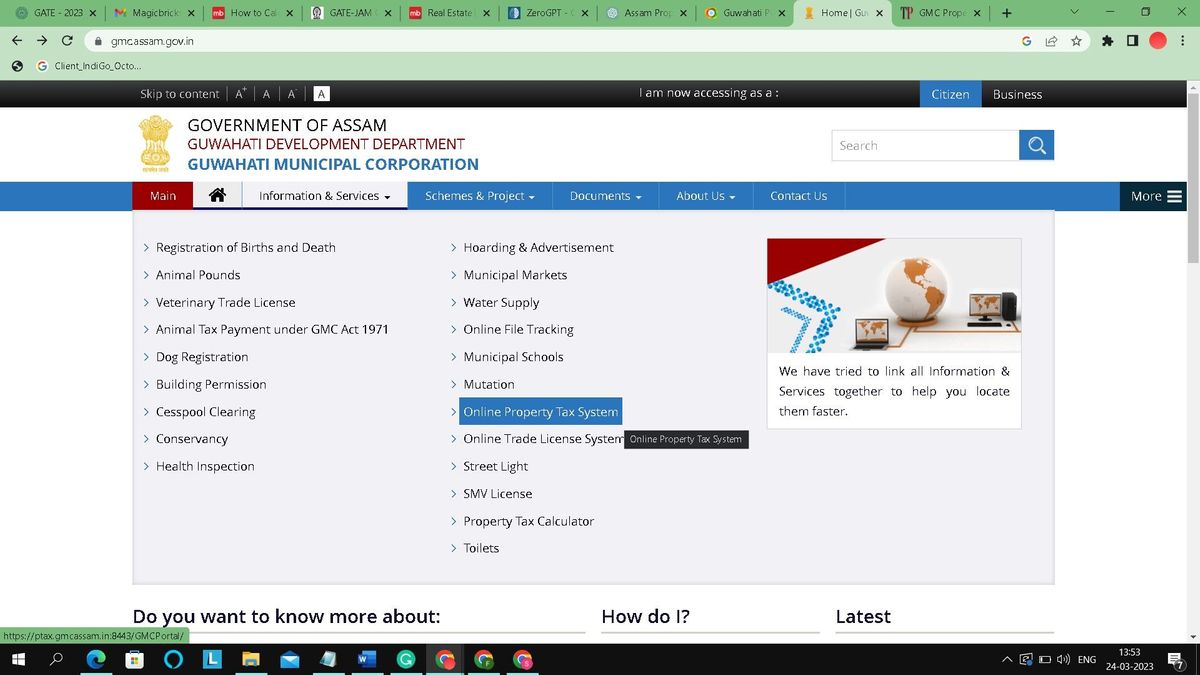 Assam Property Tax 2024 Pay GMC, Jorhat & Dibrugarh Property Tax Online