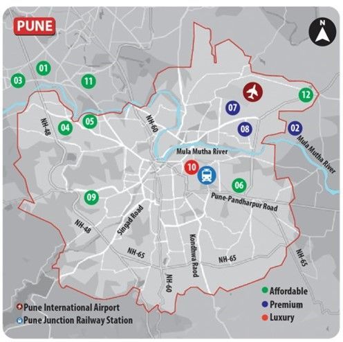 Pune Locality Map 0 1200 