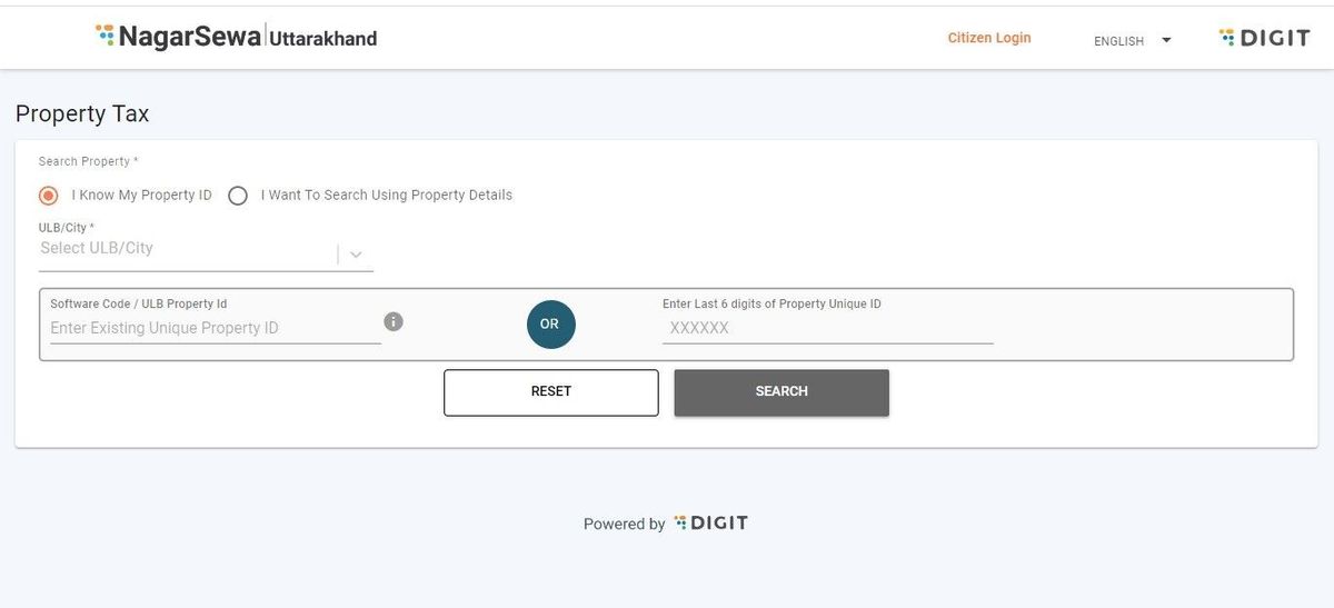 Uttarakhand Property Tax Online Payment NagarSewa & More