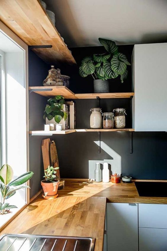 16 Kitchen Shelf Designs - To Help You Organize Your Kitchen Better