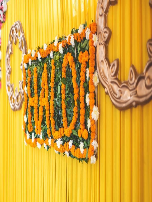 7 Unique Haldi Decoration Ideas