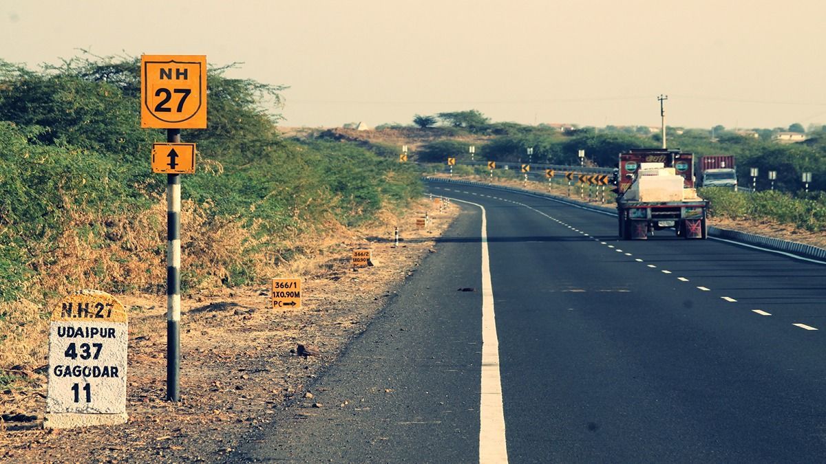 NH 27 Highway Route Second Longest Highway in India