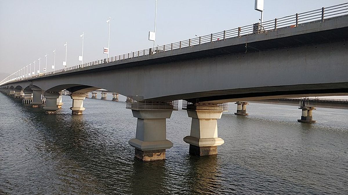 New Vashi Bridge Mumbai, Thane Creek Bridge