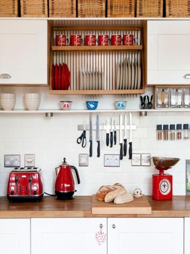 7 Red & White Kitchen Design Themes