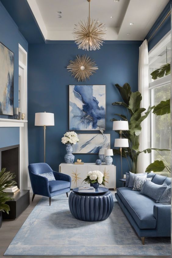 10 𝐃𝐚𝐫𝐤 𝐁𝐥𝐮𝐞 𝐂𝐨𝐥𝐨𝐮𝐫 𝐂𝐨𝐦𝐛𝐢𝐧𝐚𝐭𝐢𝐨𝐧𝐬 for Home Decor