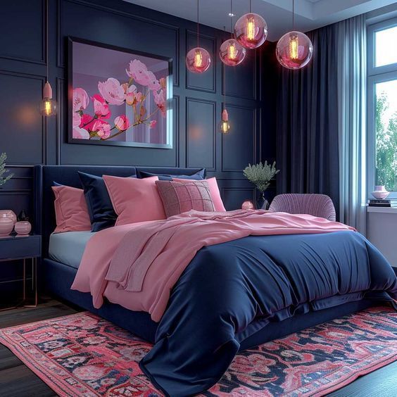 10 𝐃𝐚𝐫𝐤 𝐁𝐥𝐮𝐞 𝐂𝐨𝐥𝐨𝐮𝐫 𝐂𝐨𝐦𝐛𝐢𝐧𝐚𝐭𝐢𝐨𝐧𝐬 for Home Decor