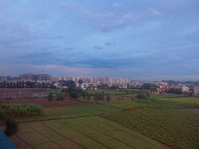 Panoramic view of Zirakpur, one of the posh areas in Chandigarh