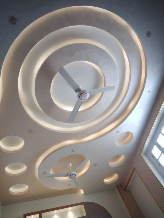 20 Best 𝐏𝐎𝐏 𝐂𝐞𝐢𝐥𝐢𝐧𝐠 𝐃𝐞𝐬𝐢𝐠𝐧𝐬 for Hall with 2 Fans