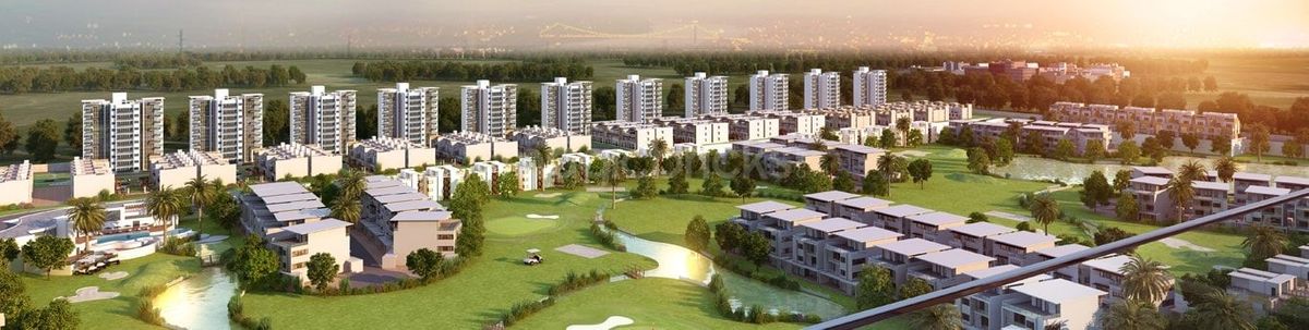 Aerial View of Omaxe the Hemisphere, a beautiful property in Pari Chowk Greater Noida 