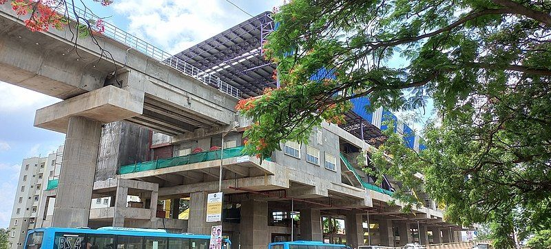 Whitefield Metro Station Bangalore - on Purple Line - Earlier Kadugodi ...