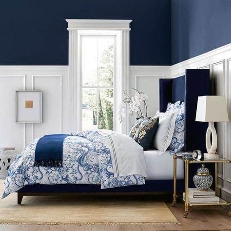 Best Two Colour Combination for Bedroom Walls (30+ Ideas)