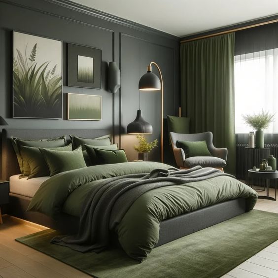 Olive Green Colour Combinations for Home Decor | What is Olive Green Colour