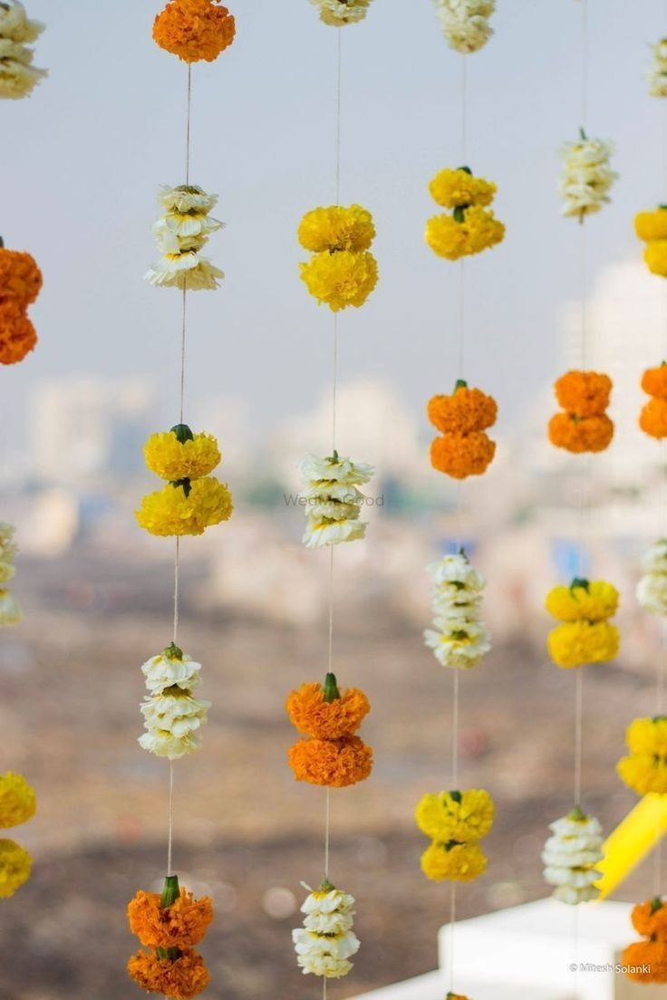 Flower decorations for Bengali New Year