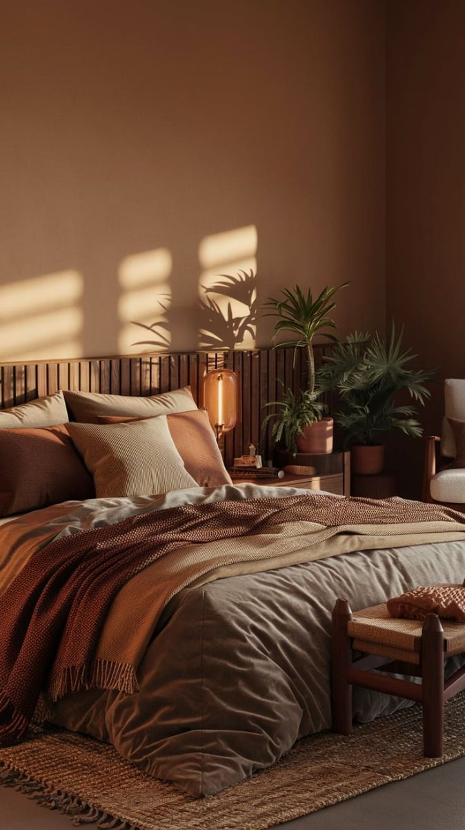 20 Brown Wall Paint Color Ideas to Beautify Your Bedroom