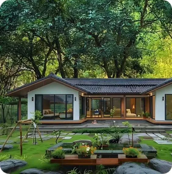 Zen inspired bungalow design