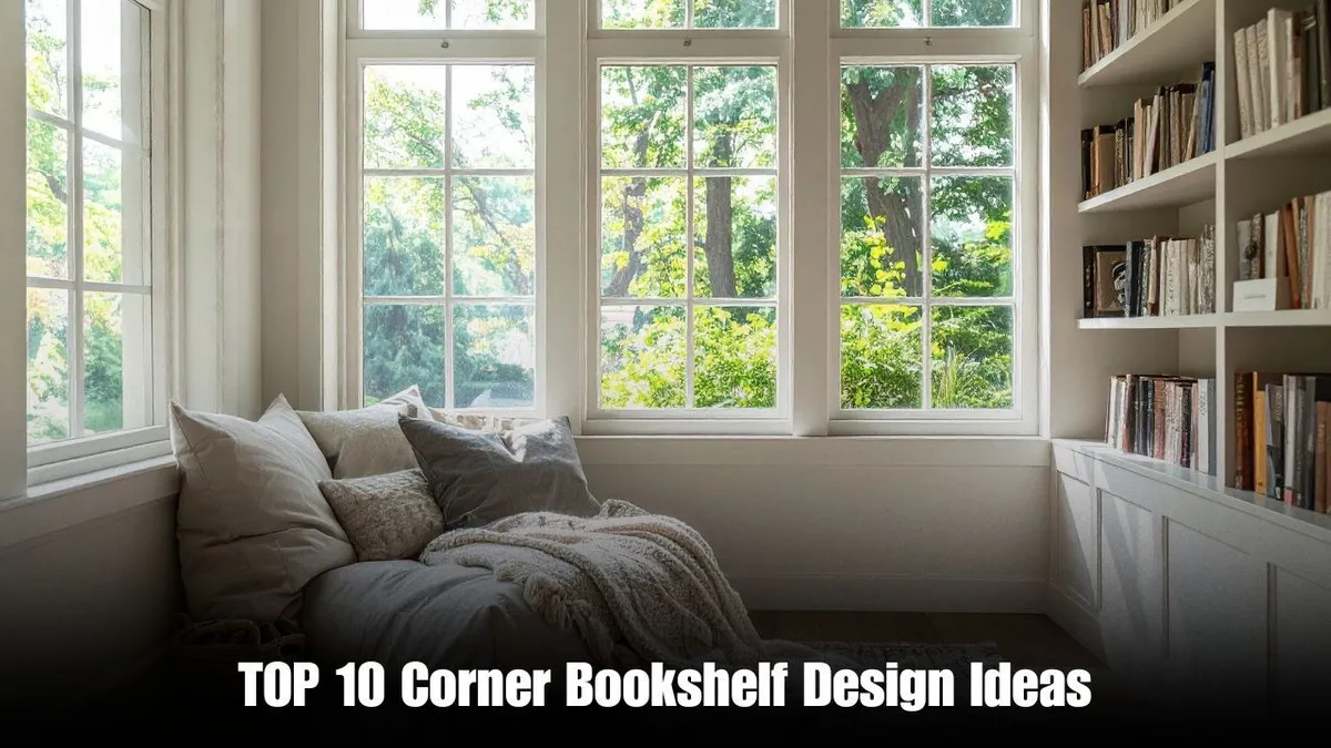 10 Corner Bookshelf Ideas for a Chic Home