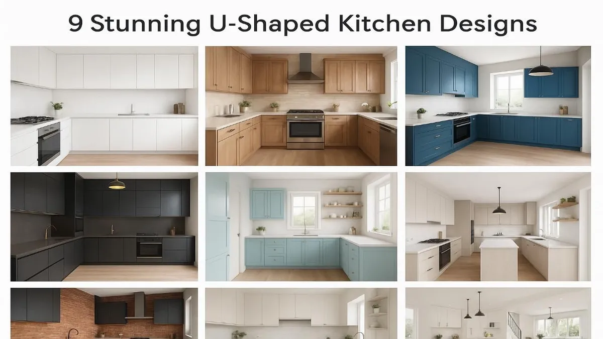 U-Shaped Kitchen Ideas: 9 Designs to Perfect Your Space