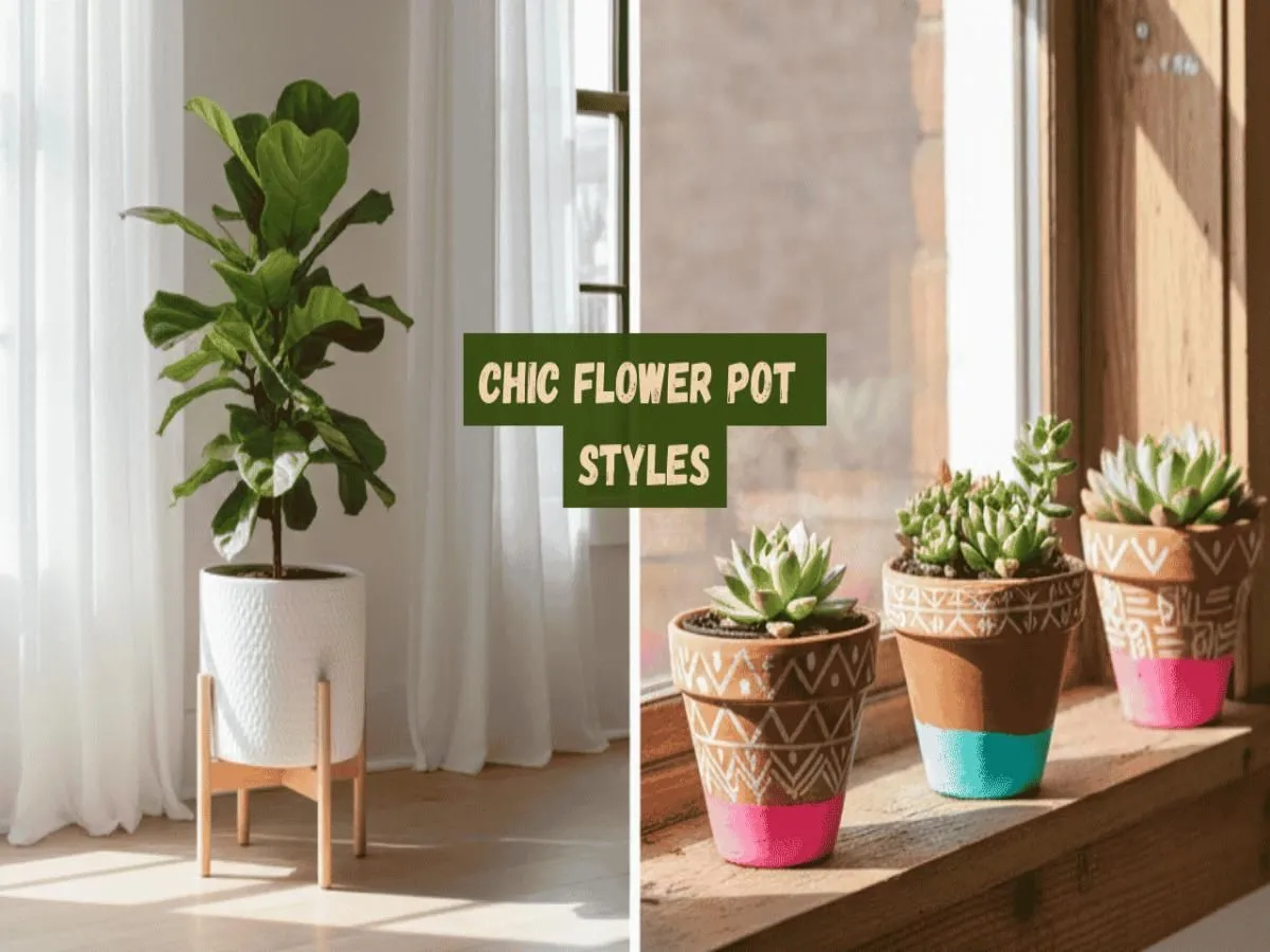 Flower Pot Examples 10 Stylish Flower Pot Ideas to Refresh Your Home