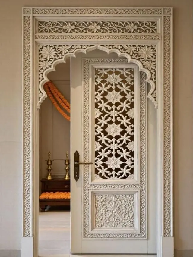 Carved Wooden Door Designs for Home Interiors