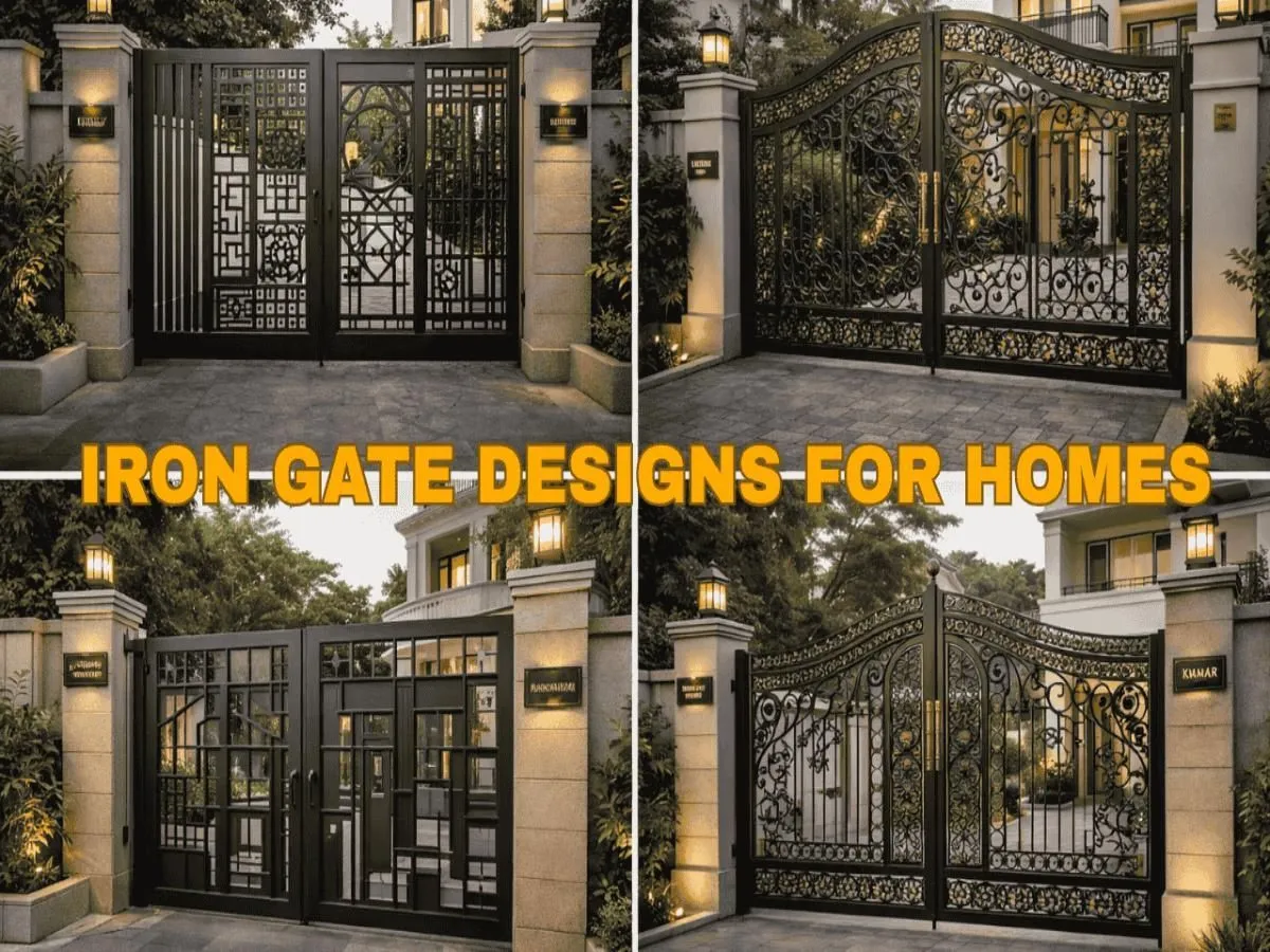14 Classic Iron Gate Designs for House Entrances