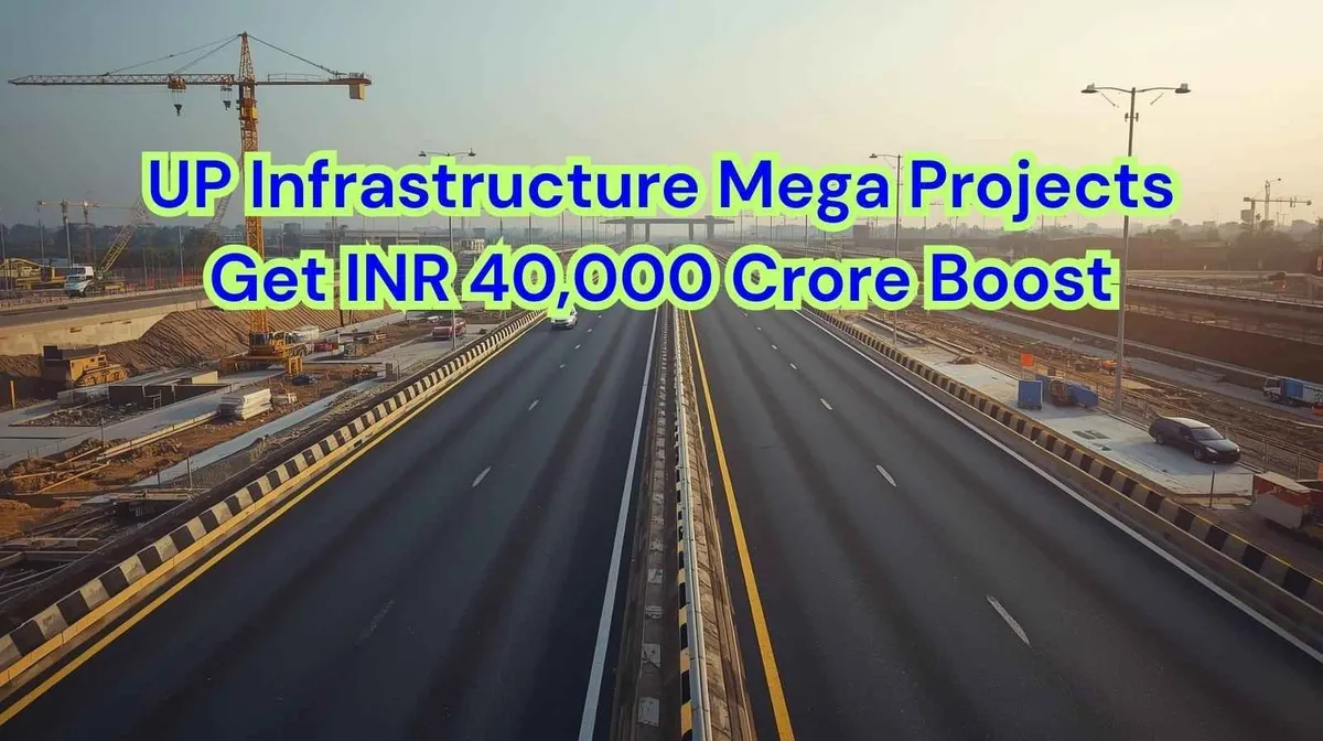 Up Infra UP Infrastructure Mega Projects Get INR 40,000 Crore Boost: 74.3 KM ...